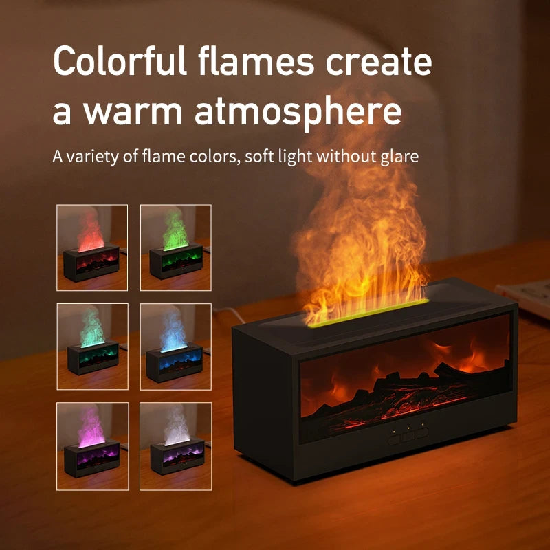 Vissko Fireplace Humidifier Aroma Essential Oil Diffuser