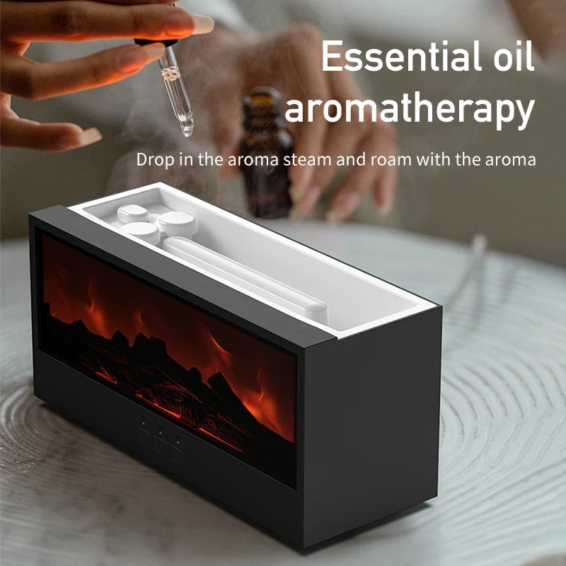 Vissko Fireplace Humidifier Aroma Essential Oil Diffuser