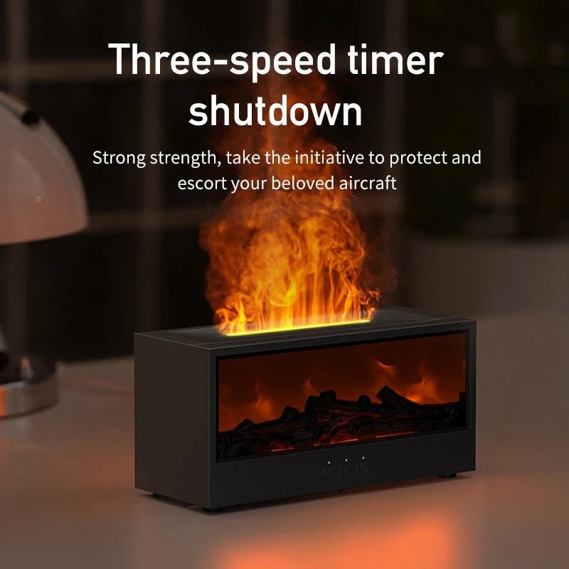 Vissko Fireplace Humidifier Aroma Essential Oil Diffuser