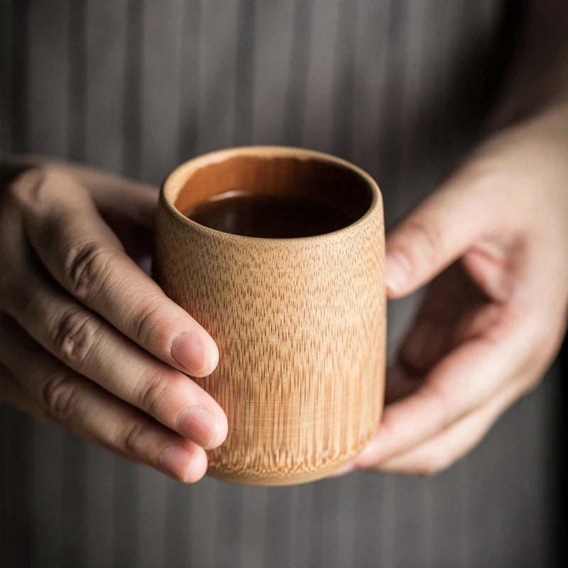 Japanse Style Bamboo Cup handmade