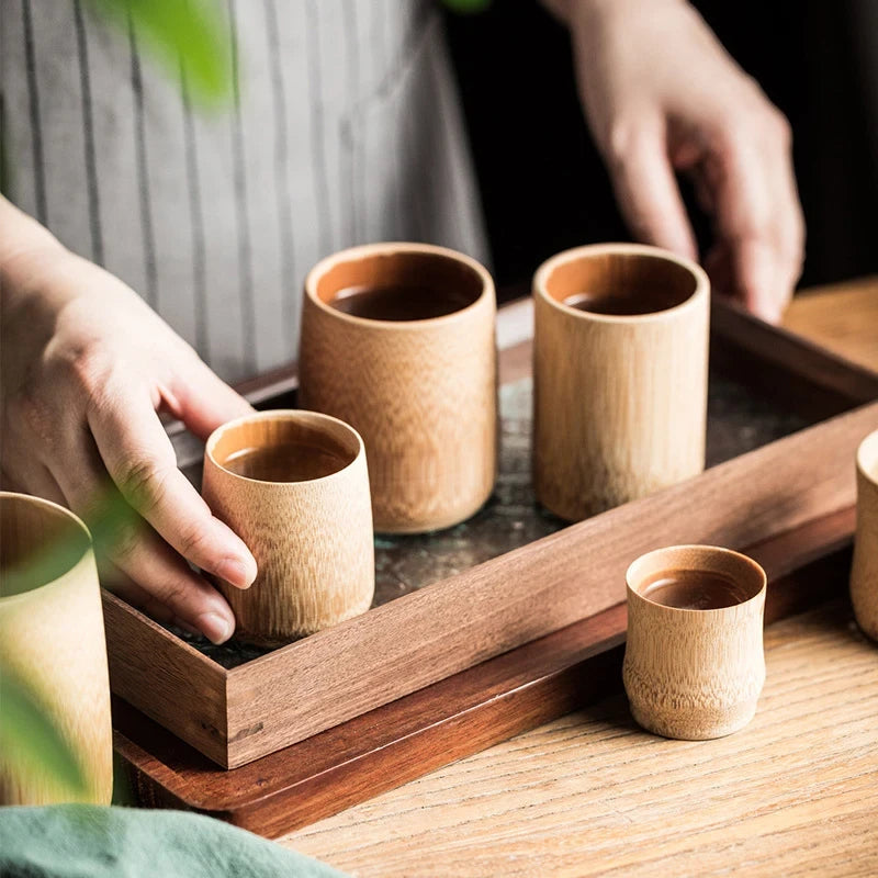 Japanse Style Bamboo Cup handmade