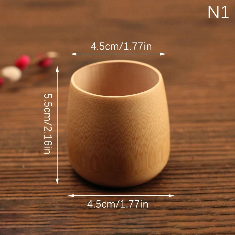 Japanse Style Bamboo Cup handmade