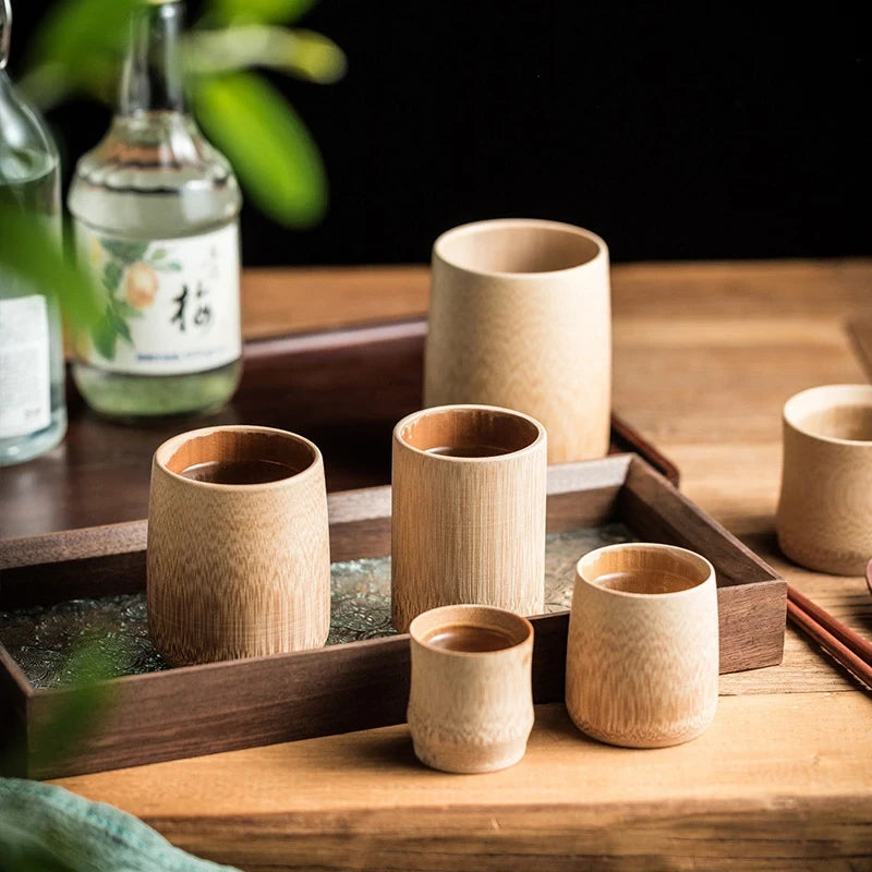 Japanse Style Bamboo Cup handmade
