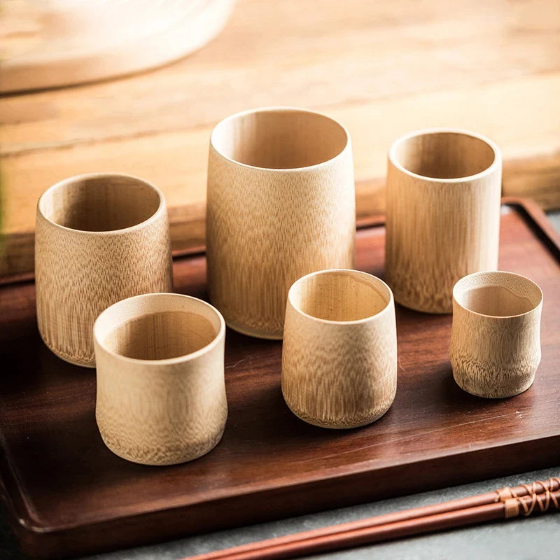 Japanse Style Bamboo Cup handmade